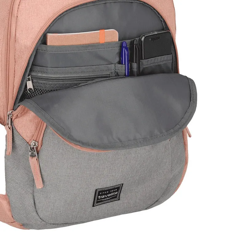 Travelite Basics - Rucksack 45 cm (rosa/grau)