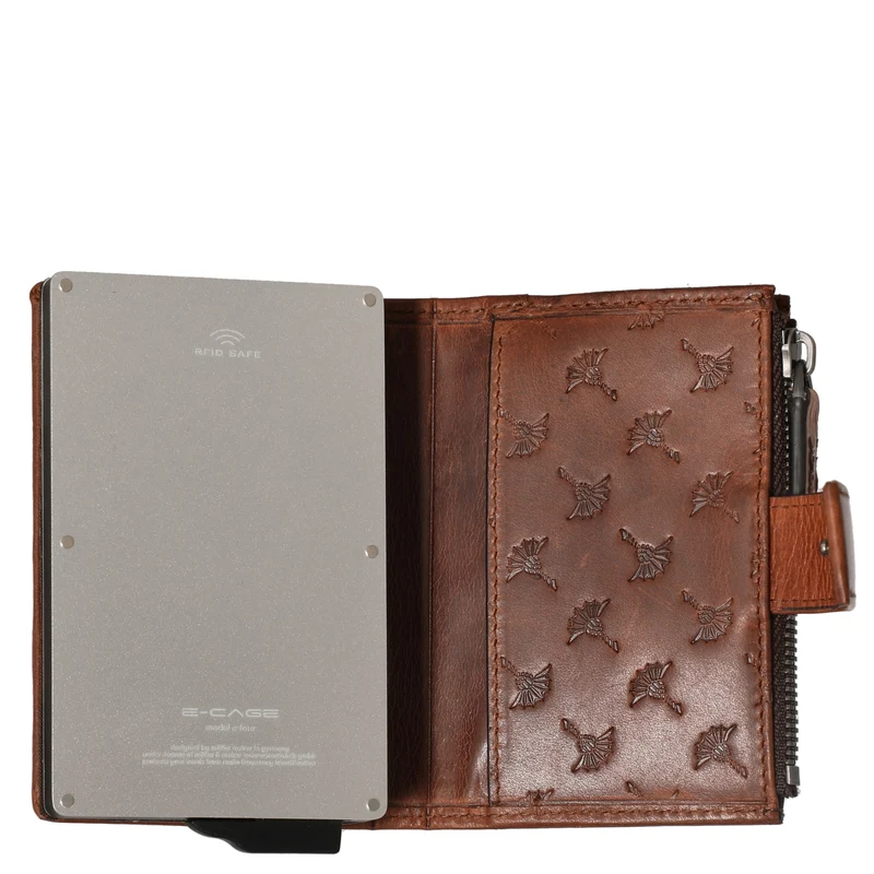 Joop Cerratano C-Four E-Cage - Kreditkartenetui 8cc 10.5 cm (cognac)