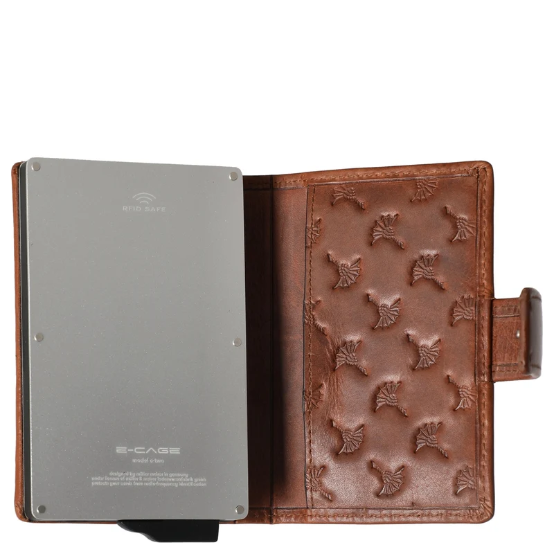 Joop Cerratano C-Two E-Cage - Kreditkartenetui 8cc 10.5 cm (cognac)