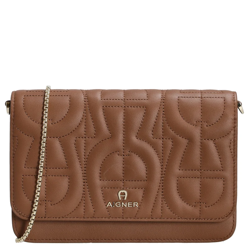 Aigner Wallet On Chain - Umhängetasche 6cc 19 cm (demi brown)