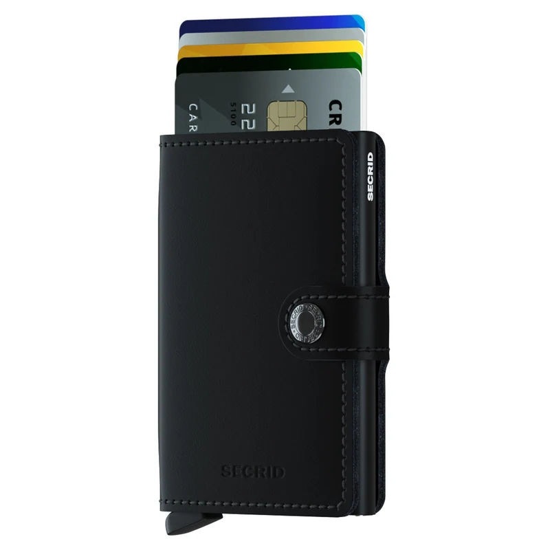 Secrid Matte Miniwallet - Geldbörse RFID 6.5 cm (black)
