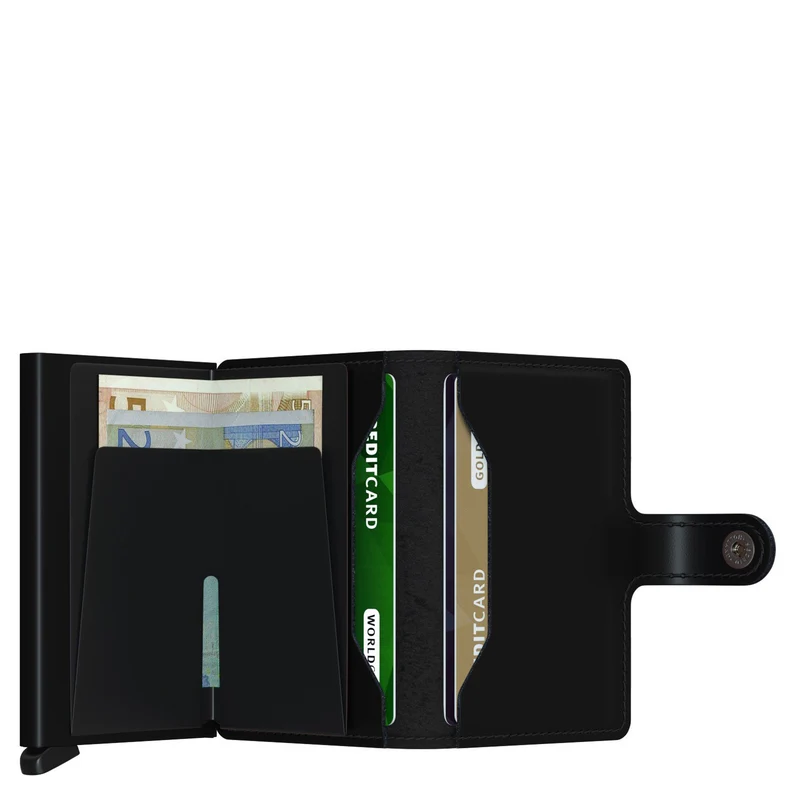 Secrid Matte Miniwallet - Geldbörse RFID 6.5 cm (black)