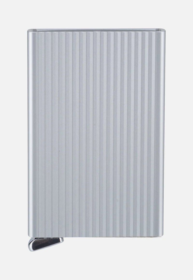 Cardprotector Fluted For Magsafe Silver+ - Kartenetui