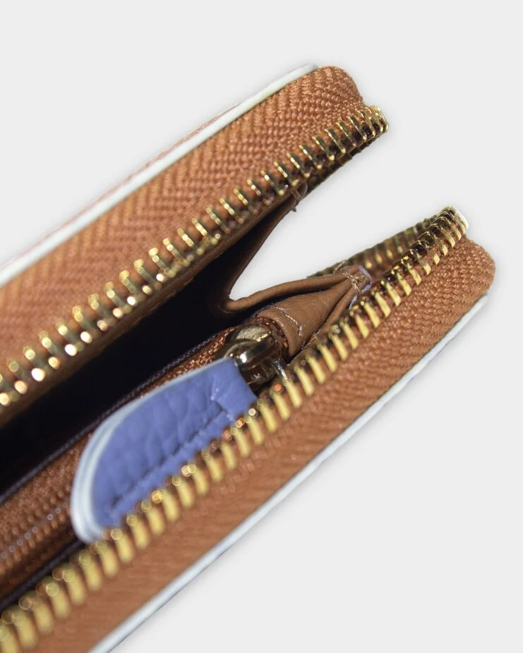 Braun Büffel Elin Rfid 18cs Cognac/light Blue Geldbörse