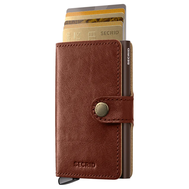 Secrid Premium Basco Miniwallet - Geldbörse RFID 6.5 cm (whiskey+)