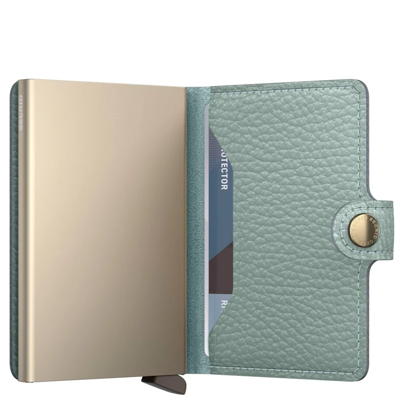 Secrid Miniwallet Pebble - Geldbörse 6cc 10.2 cm RFID (sea green)