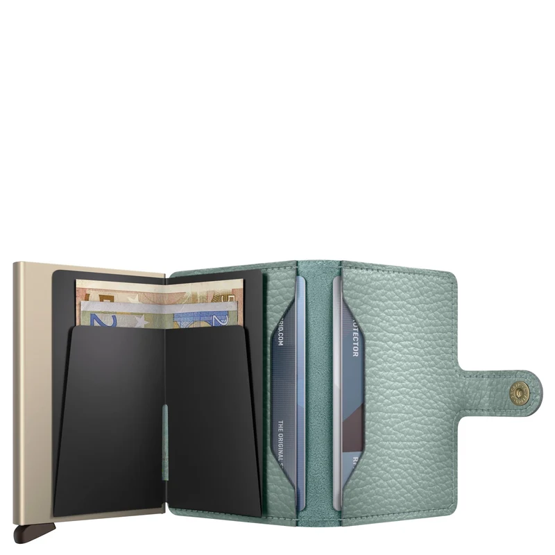 Secrid Miniwallet Pebble - Geldbörse 6cc 10.2 cm RFID (sea green)