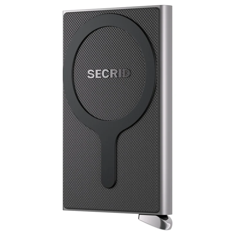 Secrid Cardprotector Fluted for Magsafe - Geldbörse 6cc 10.2 cm (silver)