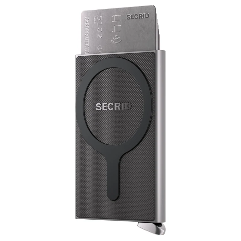 Secrid Cardprotector Fluted for Magsafe - Geldbörse 6cc 10.2 cm (silver)