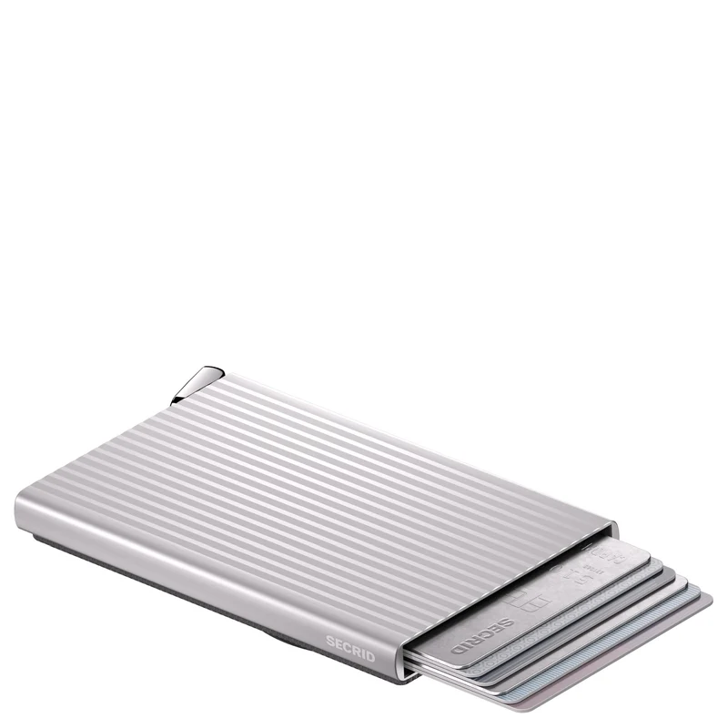 Secrid Cardprotector Fluted for Magsafe - Geldbörse 6cc 10.2 cm (silver)