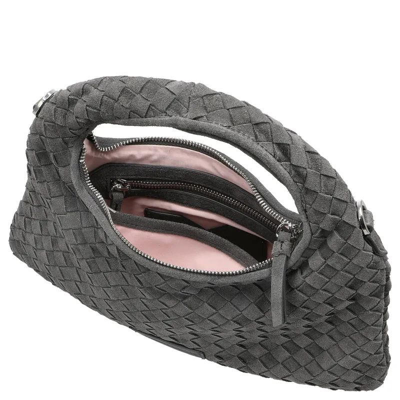 Les Visionnaires Sadie Weave Cozy - Umhängetasche 39 cm (asphalte)