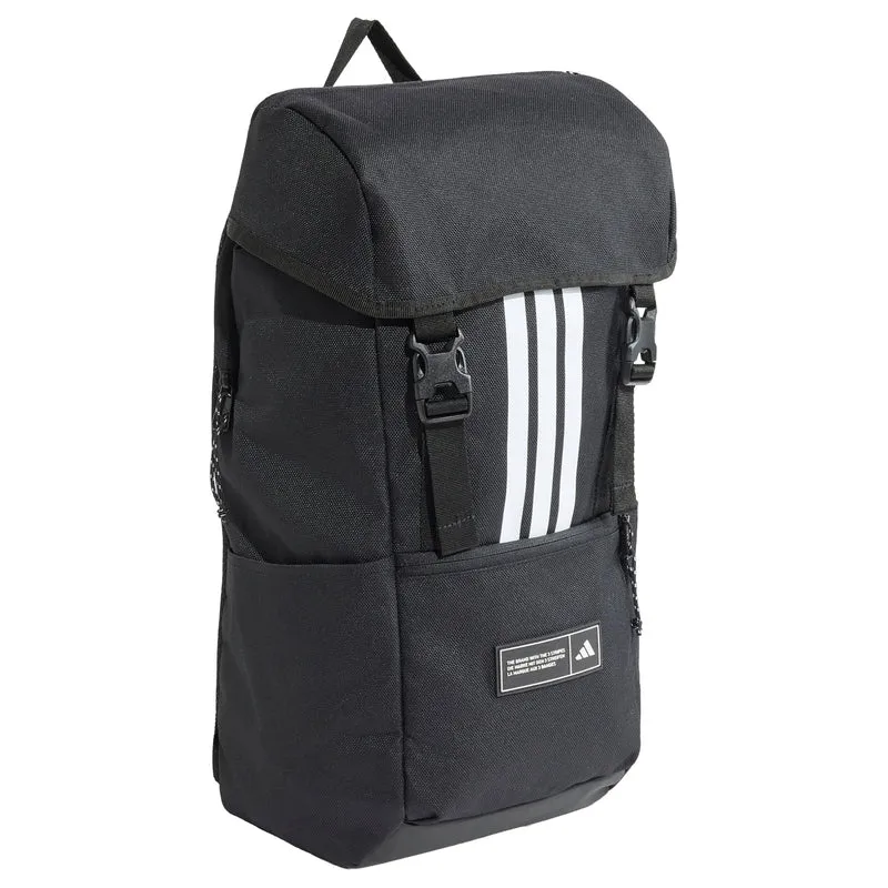 adidas 3 Stripes Flap Backpack - Rucksack 50 cm (black)