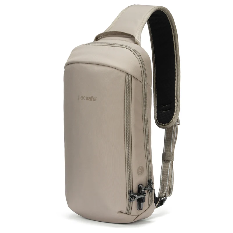 pacsafe V Tech Sling - Umhängetasche 40 cm (beige)