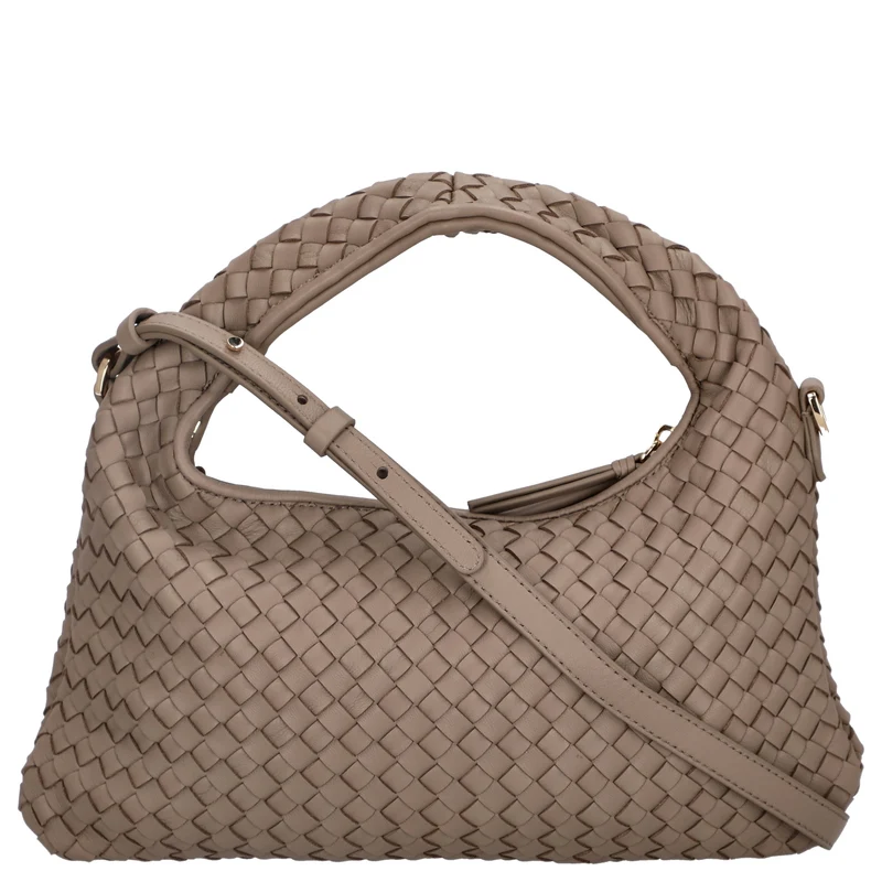 Les Visionnaires Sadie Weave Silky - Henkeltasche 37 cm (cappuccino beige)