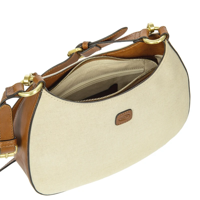 Brics Volterra Trama - Schultertasche 29 cm (cappuccino)