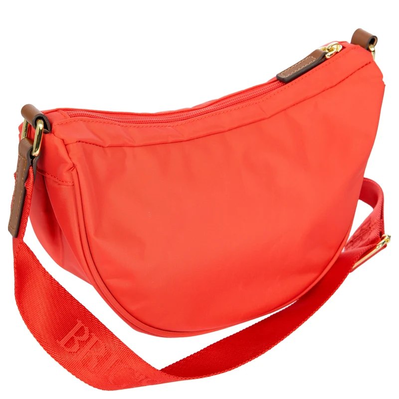 Brics X-Bag Halfmoon - Umhängetasche 28 cm (poppy)
