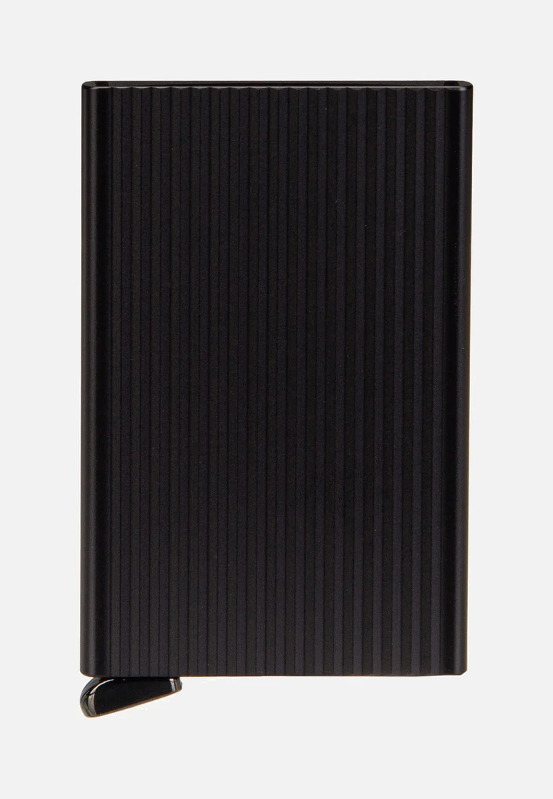 Cardprotector Fluted Black+ - Kartenetui