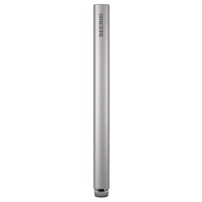 Secrid Cardprotector Fluted - Kreditkartenetui 6cc 10.2 cm RFID (silver+)