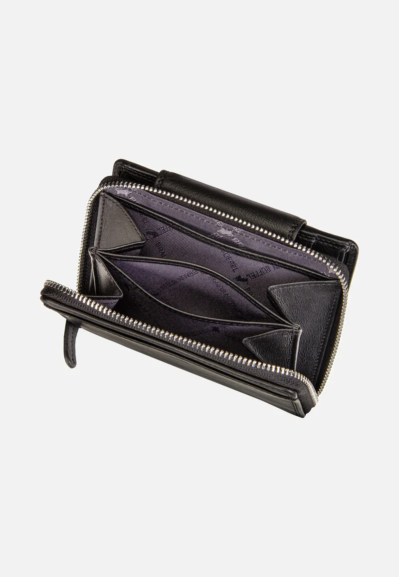 Golf RFID Zip-Wallet M 12Cs Black - Portemonnaie