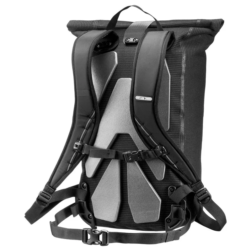 Ortlieb Velocity High-Vis 23 - Rucksack 15" 50 cm (black reflective)