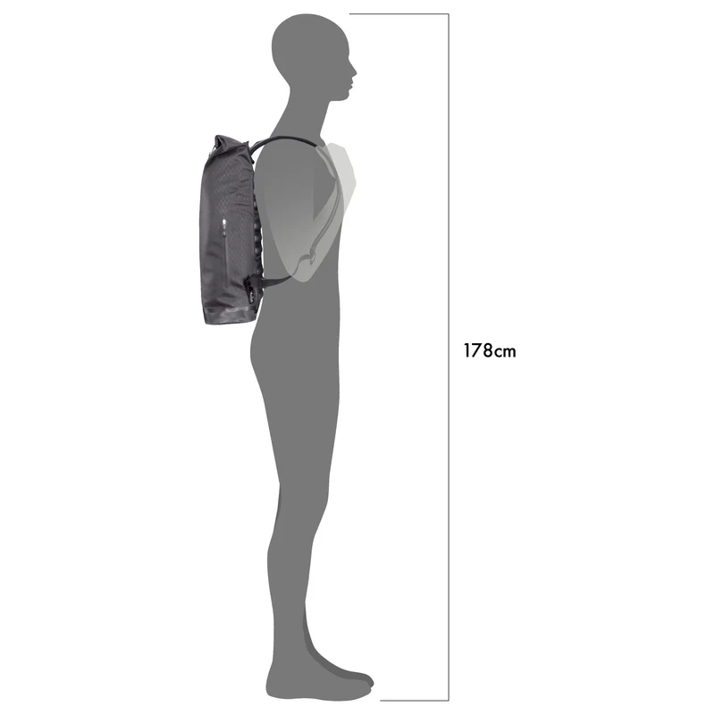 Ortlieb Metrosphere 21 - Rucksack 50 cm (black embossed)
