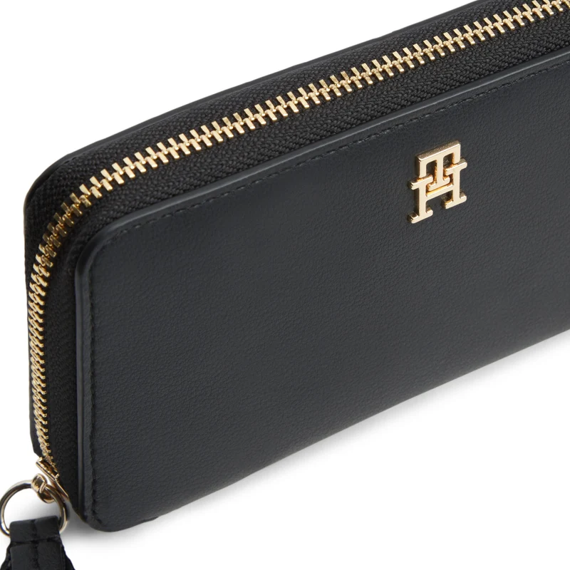 Tommy Hilfiger Logotape Compact Zip - Geldbörse 4cc 15 cm (black)