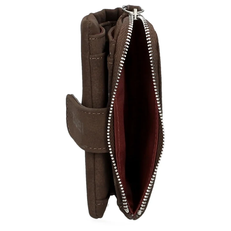 zwei Mademoiselle MW5 - Geldbörse 6cc 13 cm (nubuk-espresso)