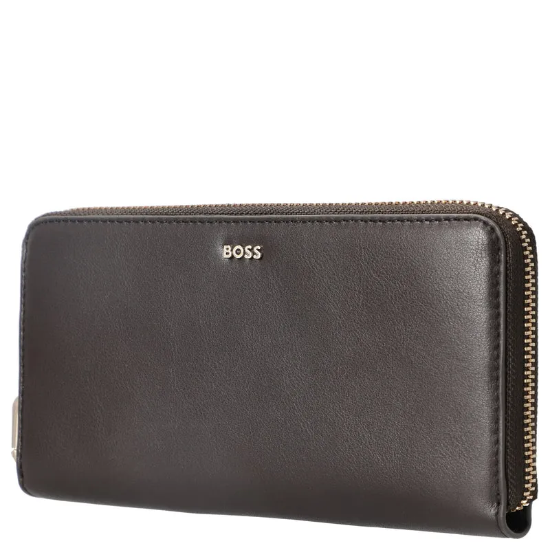 BOSS Women Numah Ziparound - Geldbörse 19 cm (dark brown)