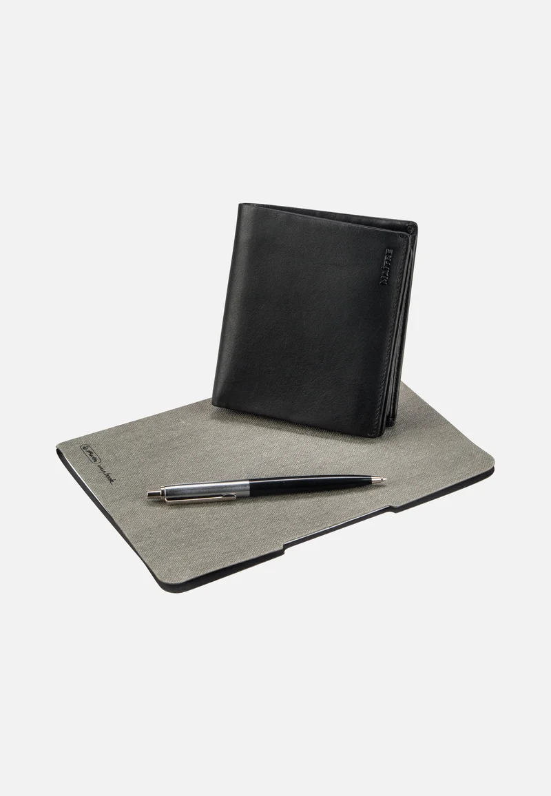 Hundsbach Hugwald Billfold V14 Black - Portemonnaie