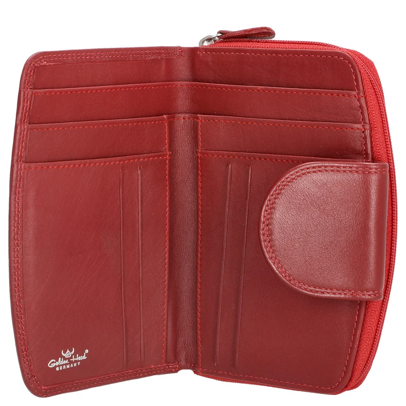 Golden Head Polo - Geldbörse 6cc 14 cm RFID (rot)