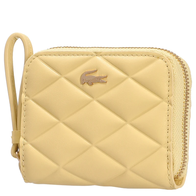 Lacoste Crocodelle Puffed - Geldbörse 8cc 10.5 cm (soja)