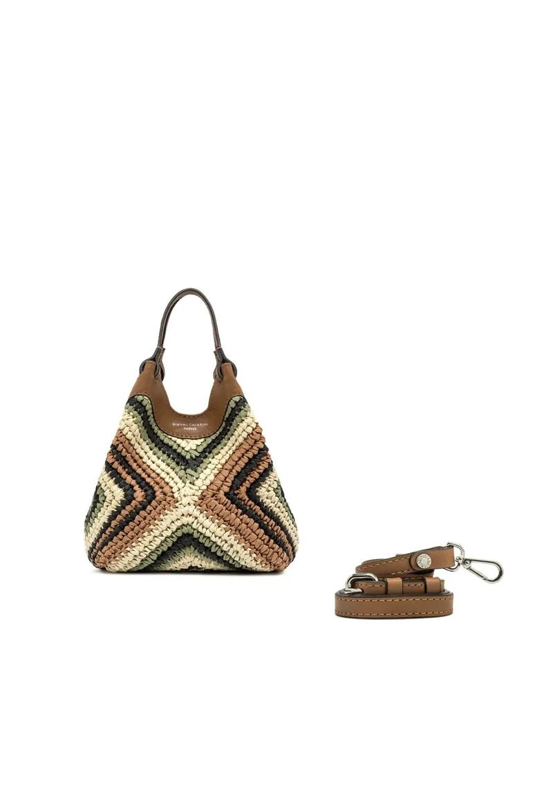 Gianni Chiarini Dua Beuteltasche Stroh