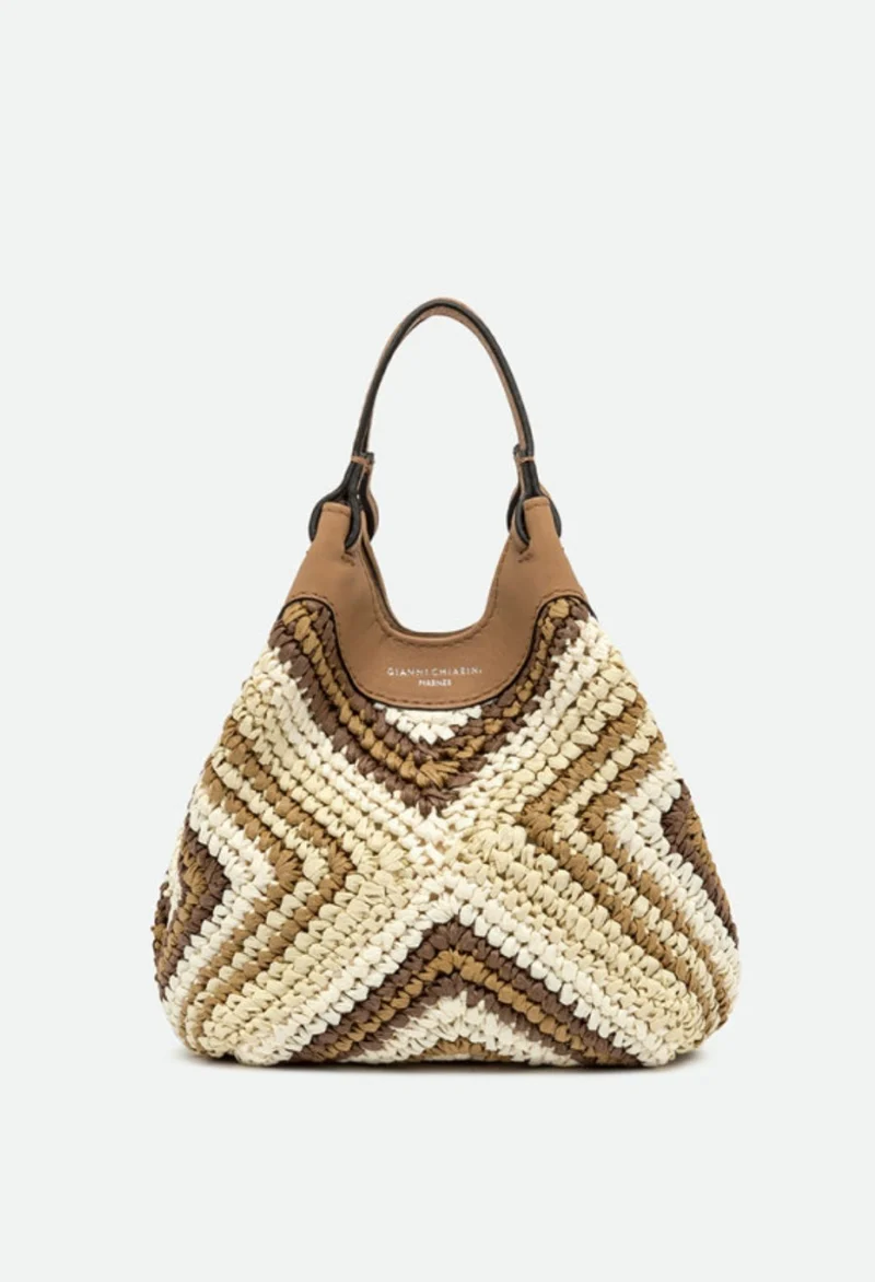 Gianni Chiarini Dua Beuteltasche Stroh