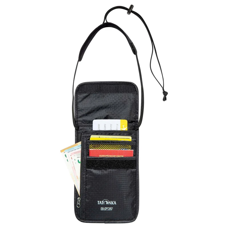 Tatonka Skin Neck Pouch RFID Block - Brustbeutel 19 cm (black)