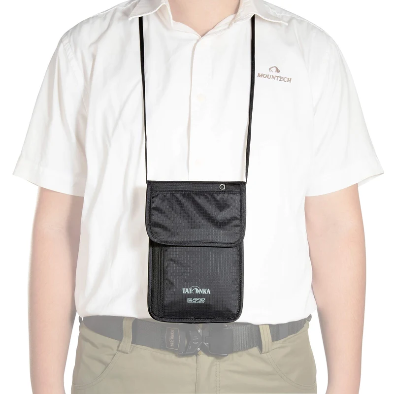 Tatonka Skin Neck Pouch RFID Block - Brustbeutel 19 cm (black)