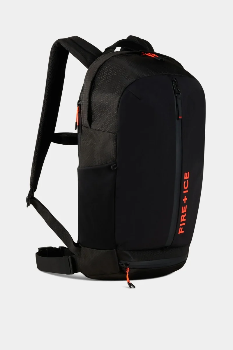 Fire+ice Park City Ari Black Rucksack