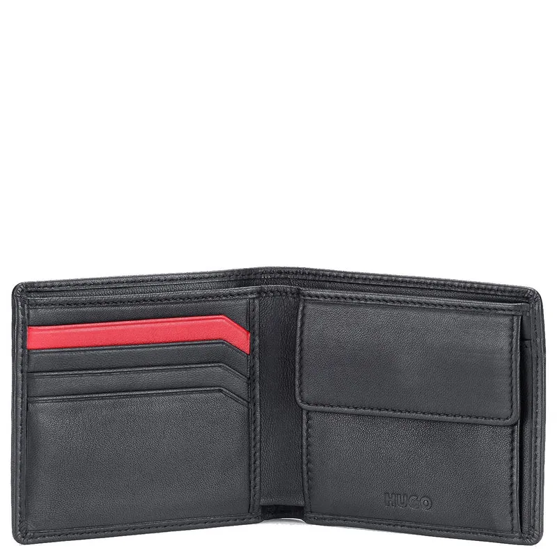 HUGO Subway - Geldbörse 4cc 11 cm (black red)