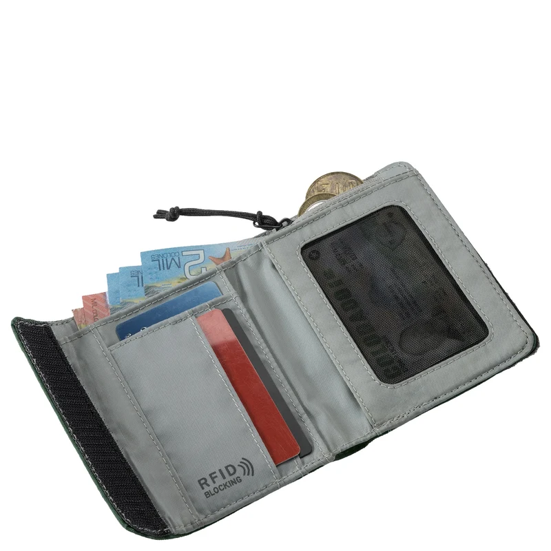 eagle creek Stash RFID Tri-Fold - Geldbörse 2cc 13 cm (grass green)