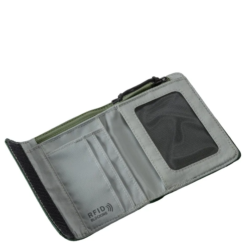 eagle creek Stash RFID Tri-Fold - Geldbörse 2cc 13 cm (grass green)