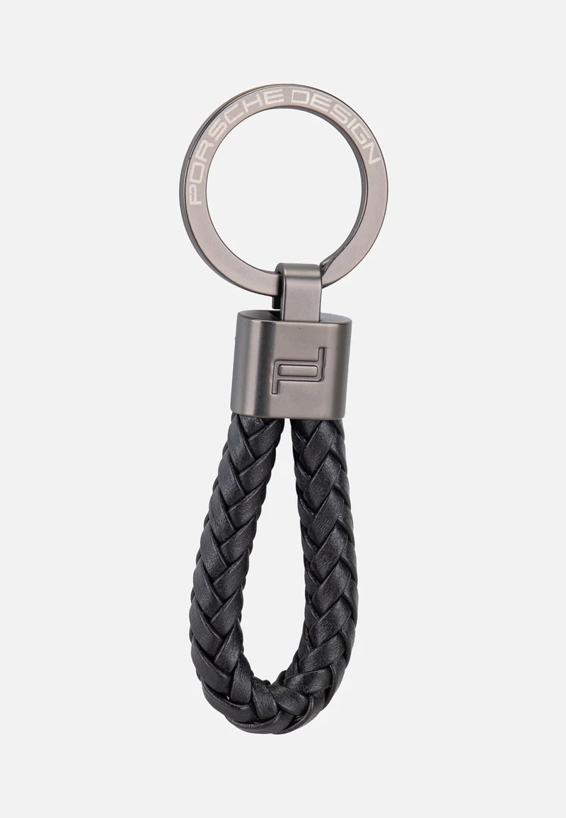 Keyring Leather Cord 28807 Black - Schlüsselanhänger