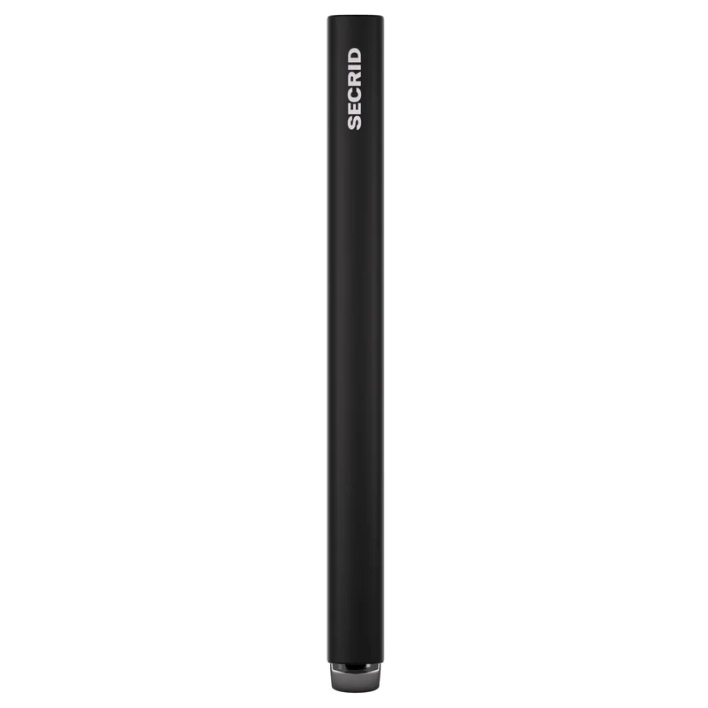 Secrid Cardprotector Fluted - Kreditkartenetui 6cc 10.2 cm RFID (black+)