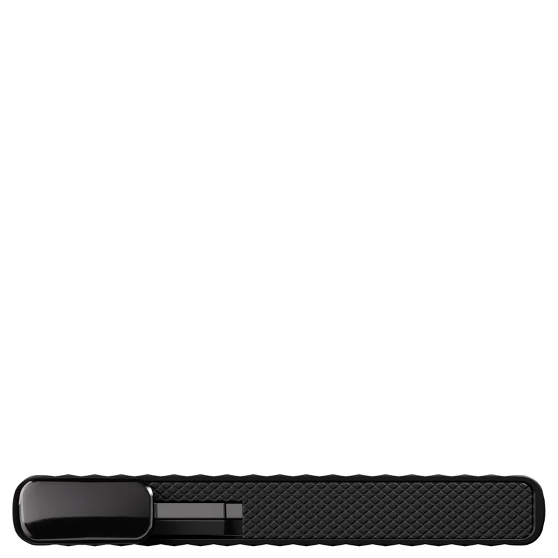Secrid Cardprotector Fluted - Kreditkartenetui 6cc 10.2 cm RFID (black+)
