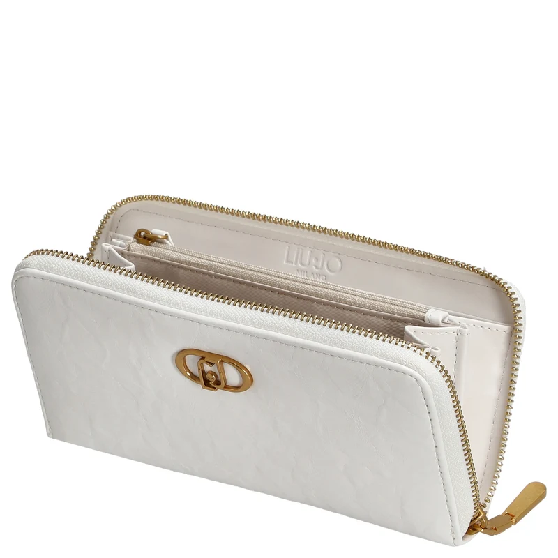 Liu Jo Lapuffy - Geldbörse XL 12cc 19 cm (off white)