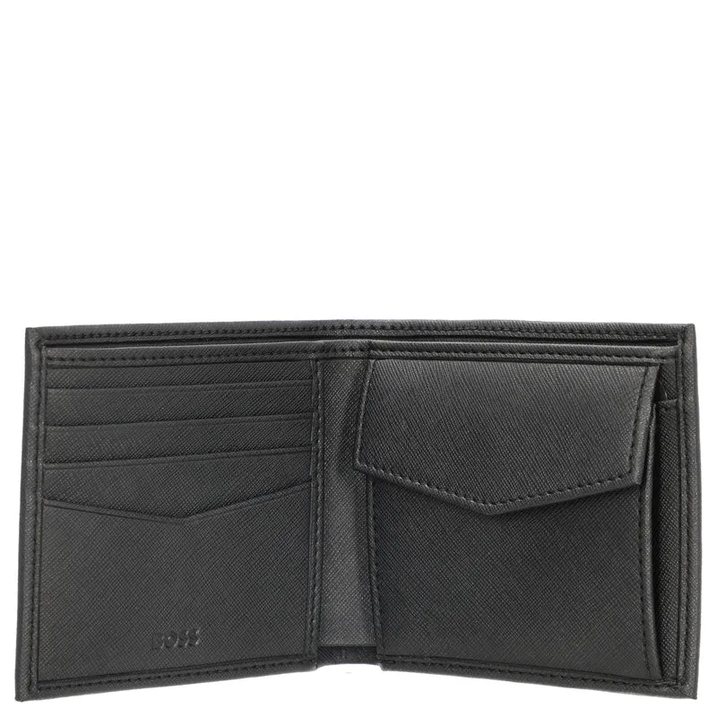 BOSS GB Geschenkset - Geldbörse 4cc und Schlüsselring (black)