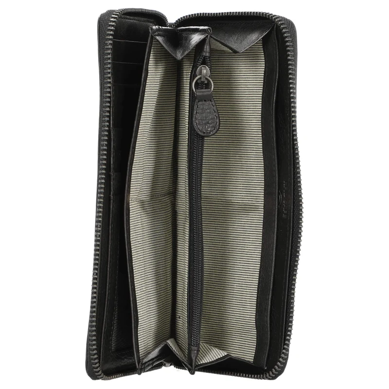 aunts & uncles Grandmas Luxury Club Cynthia - Geldbörse 13cc 20 cm RFID (black smoke)