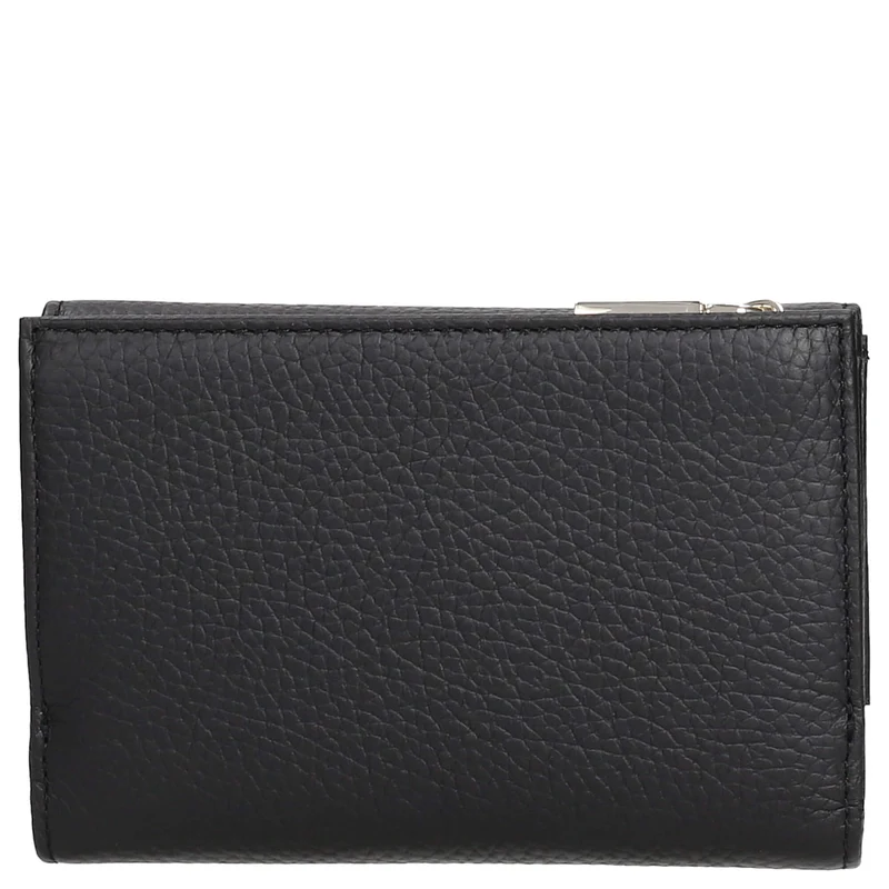 Coccinelle Metallic Soft - Geldbörse 12cc 14 cm (black)