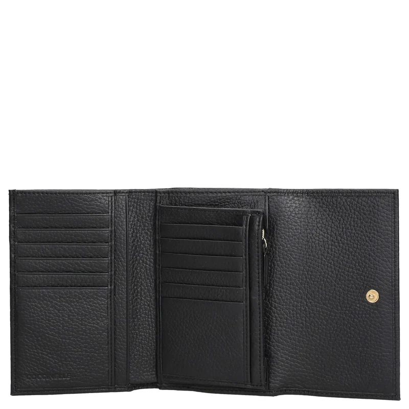 Coccinelle Metallic Soft - Geldbörse 12cc 14 cm (black)