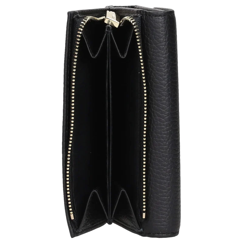 Coccinelle Metallic Soft - Geldbörse 12cc 14 cm (black)