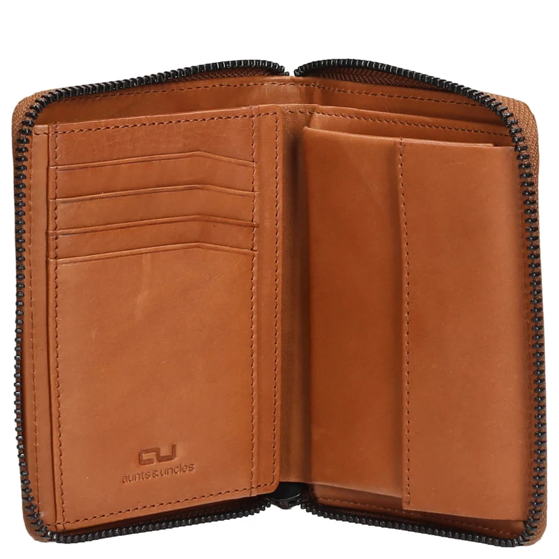 aunts & uncles Norwegians Eirik - Geldbörse 8cc 12 cm RFID (cognac)