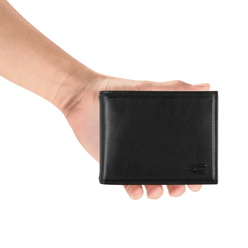 Camel Active Wood - Geldbörse 8cc 12.5 cm (black)